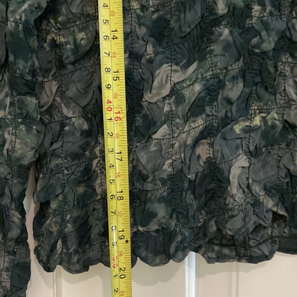 Stockholm Atelier & Other Stories Black Print stretch texture crop top sz 10 NWT - Picture 4 of 13